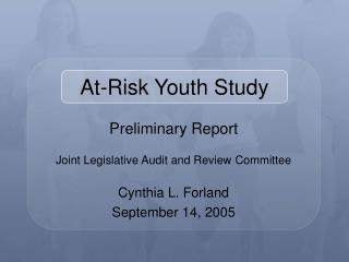 At-Risk Youth Study