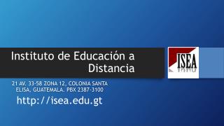 Instituto de Educación a Distancia