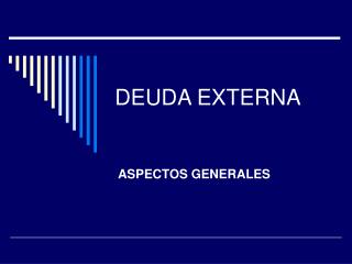 DEUDA EXTERNA