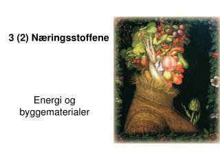 3 (2) Næringsstoffene
