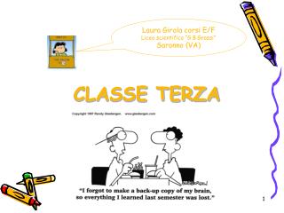 CLASSE TERZA