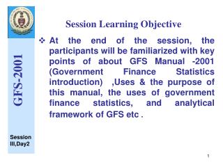 Session Learning Objective