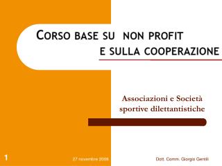 ENTI NON PROFIT