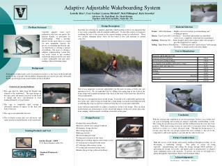 Adaptive Adjustable Wakeboarding System