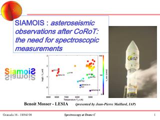 SIAMOIS : asteroseismic observations after CoRoT: the need for spectroscopic measurements