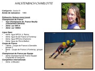 HALSTENBACH CHARLOTTE