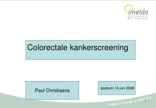 Colorectale kankerscreening