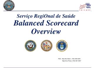 Serviço RegiOnal de Saúde Balanced Scorecard Overview