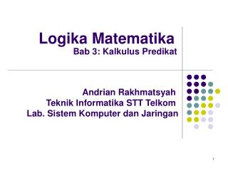 Logika Matematika