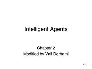 Intelligent Agents