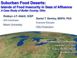 Suburban Food Deserts: Islands of Food Insecurity in Seas of Affluence