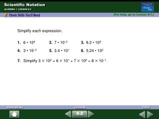 Scientific Notation