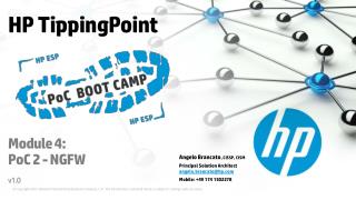 HP TippingPoint Module 4 : PoC 2 - NGFW v1.0