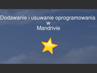 Dodawanie i usuwanie oprogramowania w Mandrivie