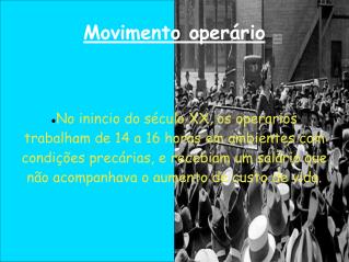 Movimento operário