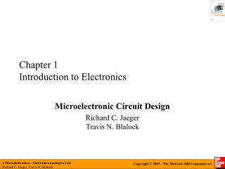 Chapter 1 Introduction to Electronics