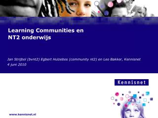 Learning Communities en NT2 onderwijs
