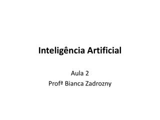 Inteligência Artificial