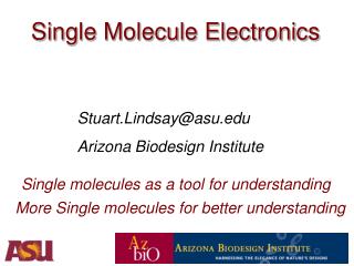 Single Molecule Electronics