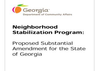 Federal Allocation to Georgia