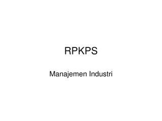 RPKPS