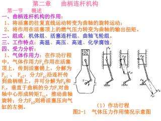 第二章 曲柄连杆机构 第一节 概述