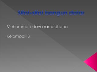 Sifat-sifat bangun datar