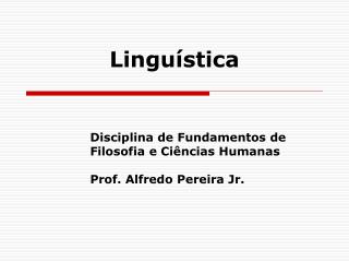 Linguística