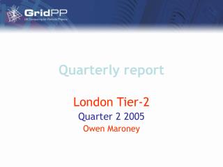 Quarterly report