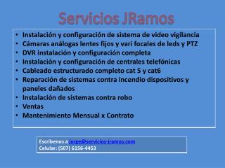 Servicios JRamos