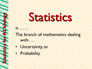 Statistics