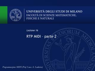 RTP MIDI – parte 2