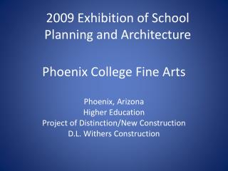 Phoenix College Fine Arts