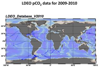 LDEO pCO 2 data for 2009-2010