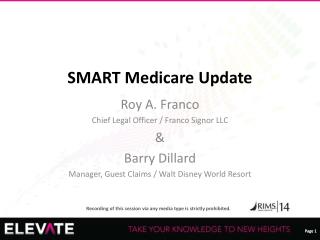 SMART Medicare Update