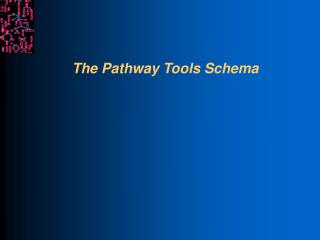 The Pathway Tools Schema