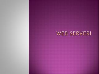 Web serveri