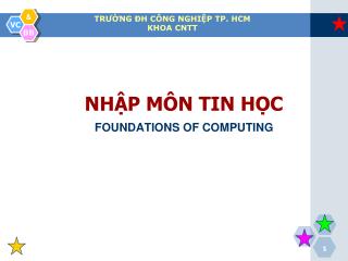 TRƯỜNG ĐH CÔNG NGHIỆP TP. HCM KHOA CNTT