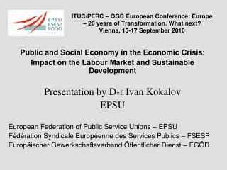 Public and Social Economy in the Economic Crisis: