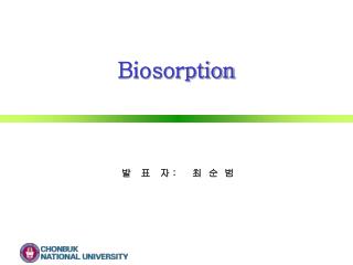 Biosorption