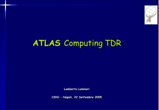 ATLAS Computing TDR