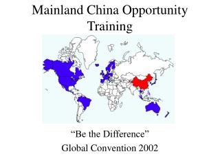 Mainland China Opportunity Training