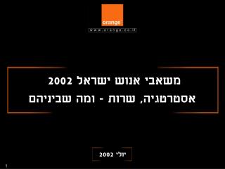 משאבי אנוש ישראל 2002 אסטרטגיה, שרות - ומה שביניהם