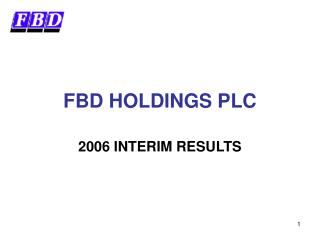 FBD HOLDINGS PLC