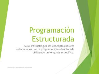 Programación Estructurada