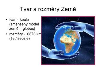 Tvar a rozměry Země