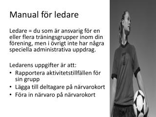 Manual för ledare