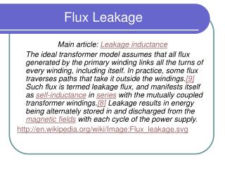 Flux Leakage
