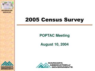 2005 Census Survey