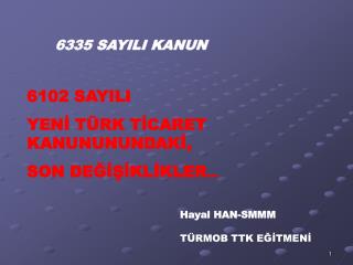 6335 SAYILI KANUN